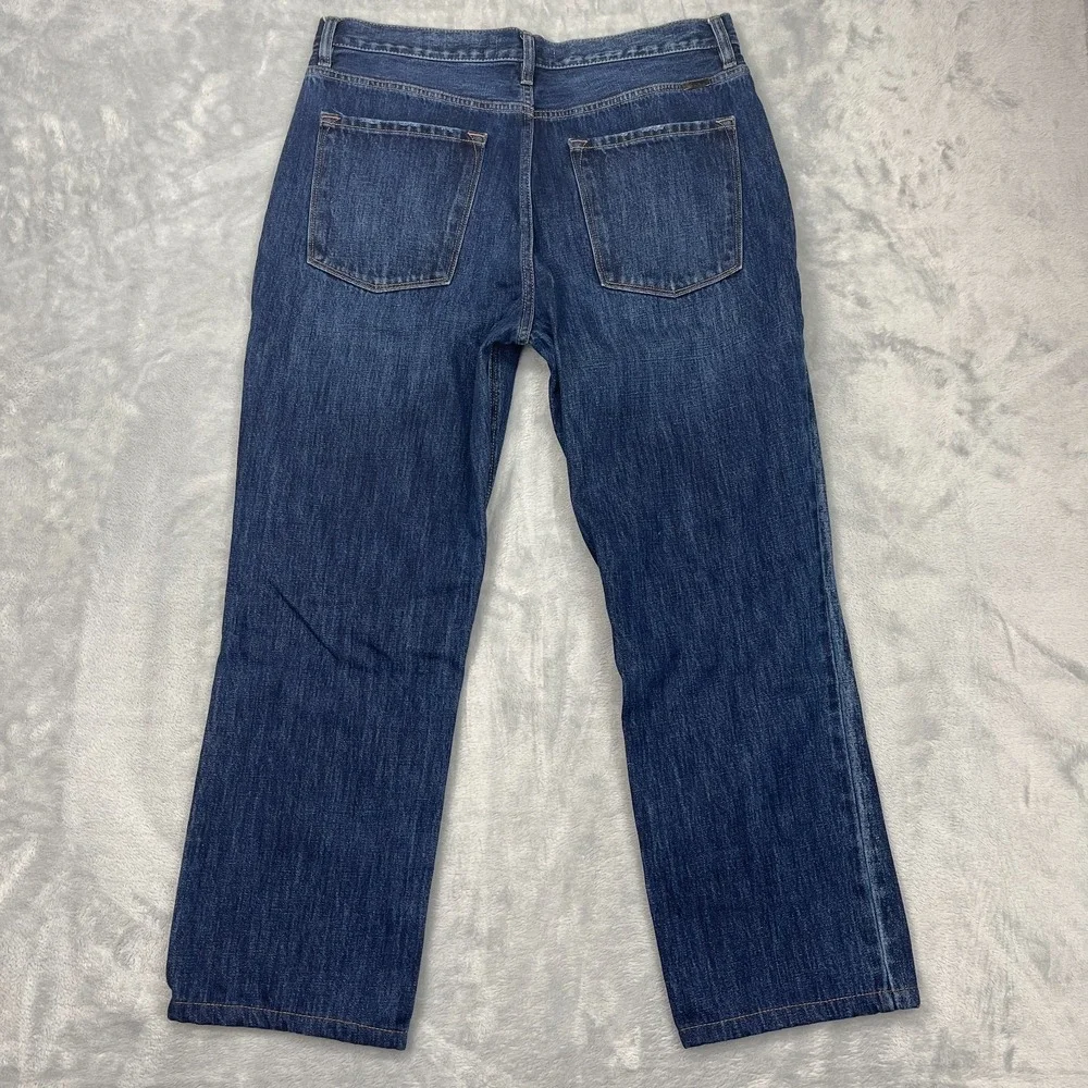 KanCan Jeans Womens 13/30‎ Blue Denim Distressed Casual High Rise Straight Leg